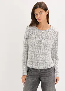 Bouclé Cardigan aus Baumwolle, bonprix