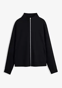 Jacke in Scuba Qualität mit Reißverschluss, bonprix