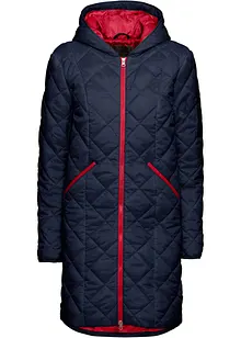 Doudoune bicolore à capuche, bonprix