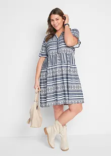 Shirtkleid aus fließendem Viskose-Mix, bonprix