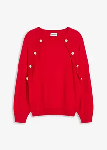 Pull fluide en fine maille de viscose mélangée, bonprix