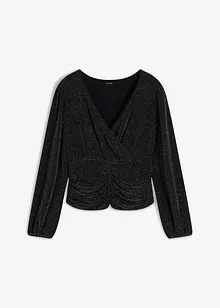 T-shirt manches longues brillant, bonprix