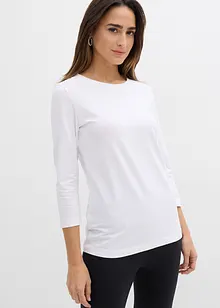 3/4-Armshirt mit reiner Bio-Baumwolle, bonprix