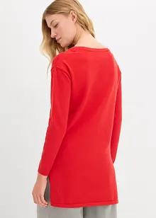 Longpullover mit recycelter Baumwolle, bonprix