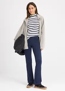 Schlaghose aus Bio-Baumwolle mit Stretch, bonprix