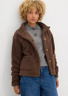 Teddy-Fleece Jacke, bonprix