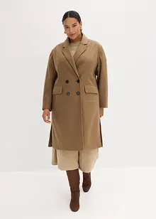 Flauschmantel mit abnehmbaren Ärmeln, bonprix