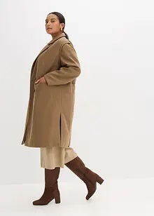 Flauschmantel mit abnehmbaren Ärmeln, bonprix