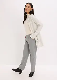 Kurzer Strickmantel mit Pailetten und Glanzgarn, bonprix