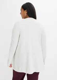 Manteau court en maille avec sequins et fil brillant, bonprix