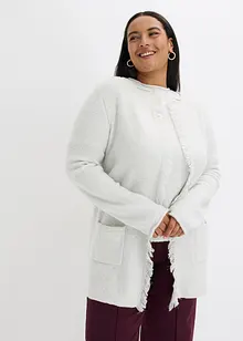 Manteau court en maille avec sequins et fil brillant, bonprix