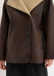 Jacke aus Lammfellimitat, bonprix