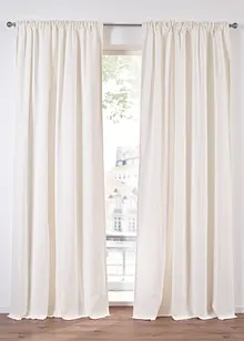 Vorhang aus Bio Baumwolle, normal und extra lang (1er Pack), bonprix