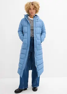 Langer Stepp-Mantel mit Kapuze, bonprix