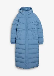 Langer Stepp-Mantel mit Kapuze, bonprix