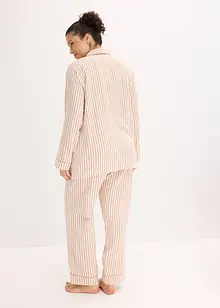 Gewebter Flanell Pyjama mit Geschenktasche, bonprix