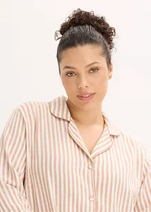 Gewebter Flanell Pyjama mit Geschenktasche, bonprix