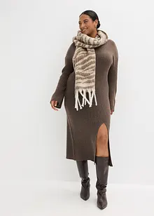 Strickkleid mit Schlitz, bonprix