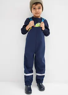 Salopette de pluie thermique en softshell déperlant, bonprix