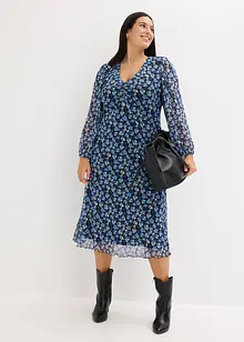 Mesh-Midikleid, bonprix