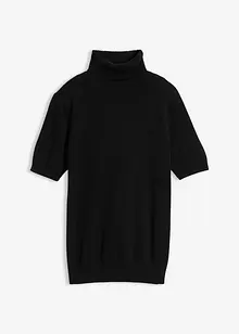 Pull col roulé à manches courtes, bonprix