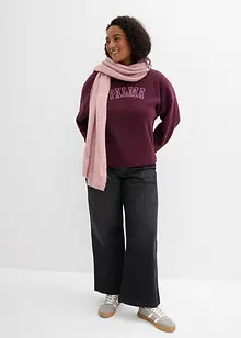 Oversize-Sweatshirt aus Baumwoll-Mix, bonprix