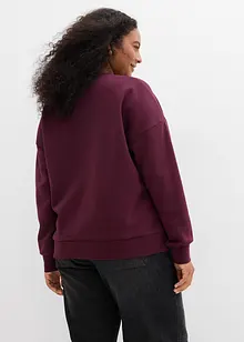 Oversize-Sweatshirt aus Baumwoll-Mix, bonprix