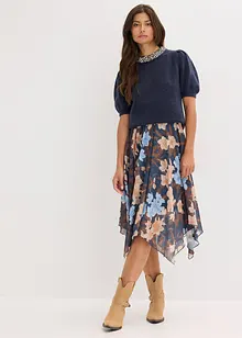 Pull avec application de strass, bonprix