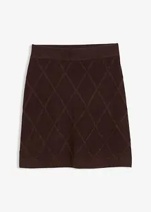 Strickrock aus Zopfstrick, bonprix