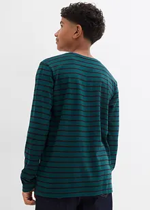 Langarmshirt aus reiner Bio-Baumwolle (2er Pack), bonprix