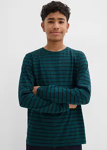 Langarmshirt aus reiner Bio-Baumwolle (2er Pack), bonprix