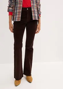 Pantalon évasé en velours côtelé, bonprix