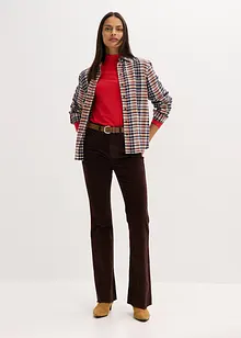 Pantalon évasé en velours côtelé, bonprix