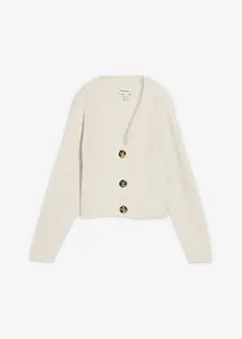 Grobstrickjacke aus reiner Baumwolle, bonprix