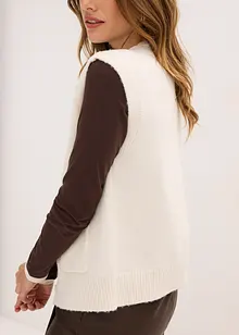 Gilet sans manches en maille, bonprix