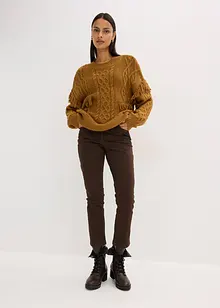 Oversize-Pullover mit Fransen, bonprix