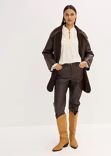 Veste effet peau retournée, bonprix