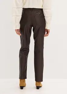 Lederimitat-Hose im Used-Look, bonprix