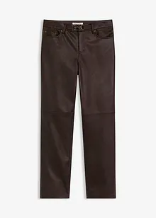 Lederimitat-Hose im Used-Look, bonprix