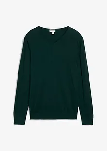 Pull en fine maille avec laine mérinos, bonprix