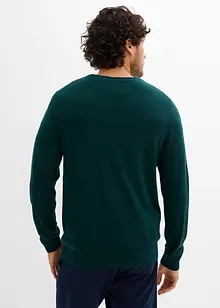 Pull en fine maille avec laine mérinos, bonprix