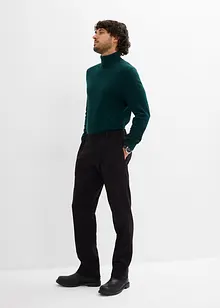 Feinstrick-Rollkragenpullover mit edler Merinowolle, Slim Fit, bonprix