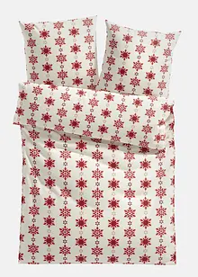 Bettwäsche mit Schneeflocken, bonprix