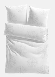 Bettwäsche mit Schneeflocken, bonprix