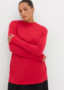 Rippshirt mit Raffung, bonprix