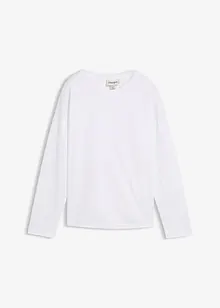 Langarmshirt mit Seidenanteil, bonprix