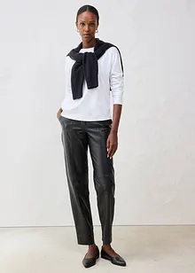 Langarmshirt mit Seidenanteil, bonprix