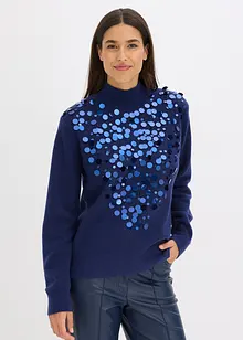 Pull à sequins, bonprix