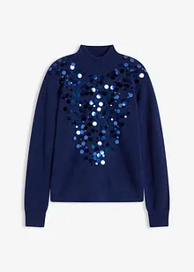 Pull à sequins, bonprix
