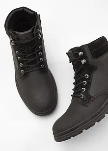 Boots lacées en cuir Camel Active, Camel Active